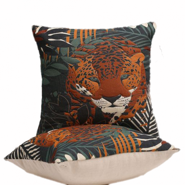 A wild safari - Tiger Print 2 Cushion Cover